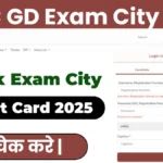 SSC GD Constable Exam City Admit Card 2025